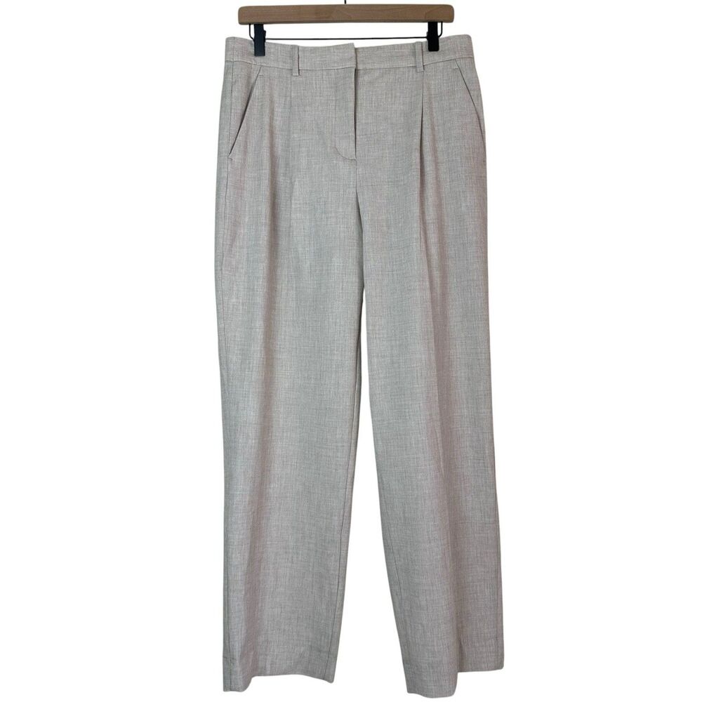 Abercrombie & Fitch Harper Tailored Straight Leg Trouser Pants 29/8 Light Beige
